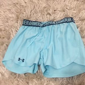 Blue under armour shorts! Size XS